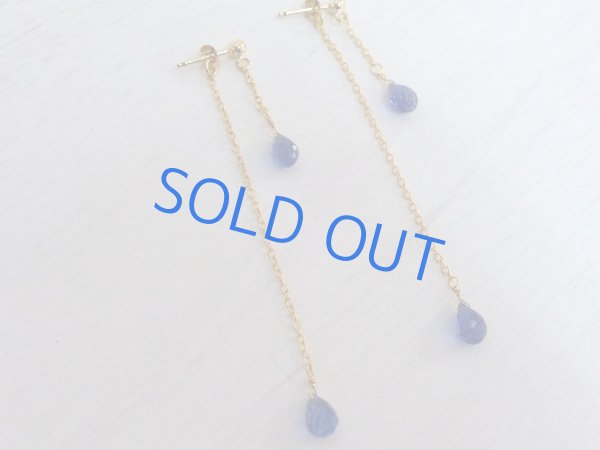 画像5: 【14kgf】カイヤナイトの2wayピアス (5)