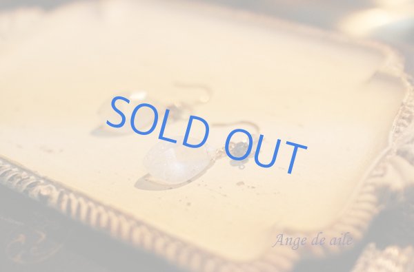 画像3: 【14kgf】ファセットカット ミルキーアクアマリンピアス (3)