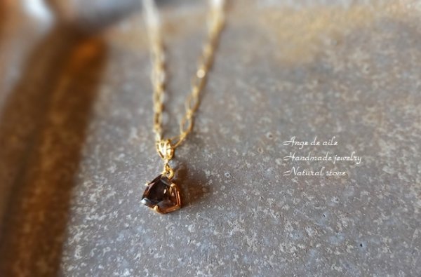 画像2: 【14ｋｇｆ】*Divers  スモーキークオーツネックレス (2)