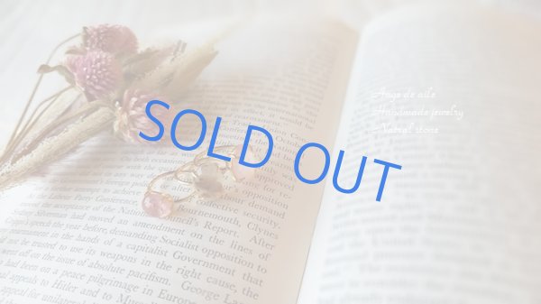 画像2: ⋆Le chainon　ピンクエピドートの1石リング (2)