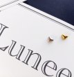 画像1: *Luneel   ハートモチーフバイカラーピアス　 (1)