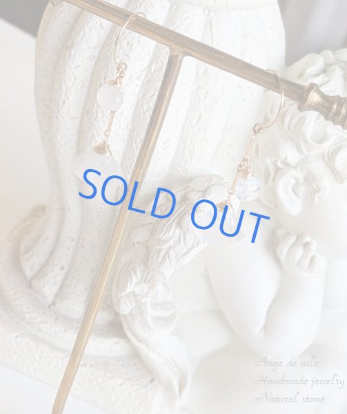 画像3: 【14ｋｇｆ】*Ange  ムーンストーンピアス  /イヤリング (3)