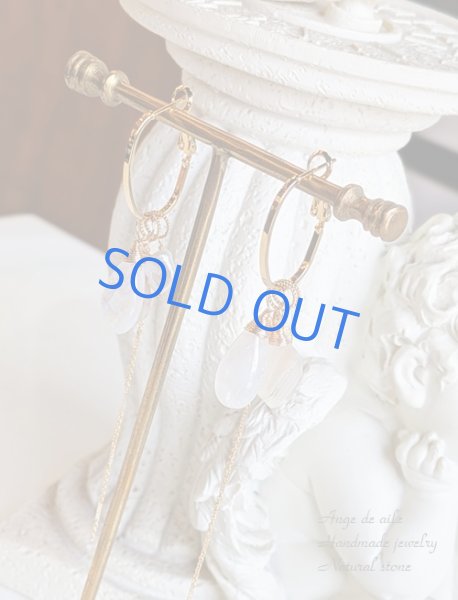 画像3: ⋆Ange Libre  ムーンストーン着せ替えピアス  /イヤリング (3)