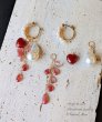 画像2: ⋆Rouge Lumière　― 光をまとう赤のピアス／イヤリング ― (2)