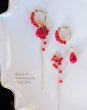 画像2: 【14ｋｇｆ】⋆Rouge Ange　― 赤いしずく　着せ替え ピアス  /イヤリング (2)