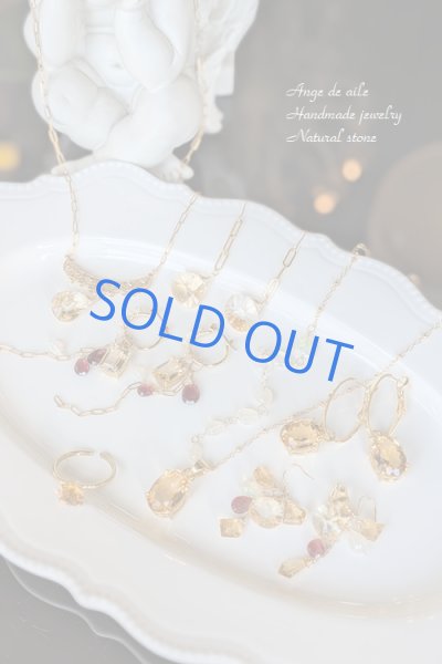 画像4: 【14ｋｇｆ】*Lumière du matin　シトリン＆オパール　ピアス  /イヤリング (4)