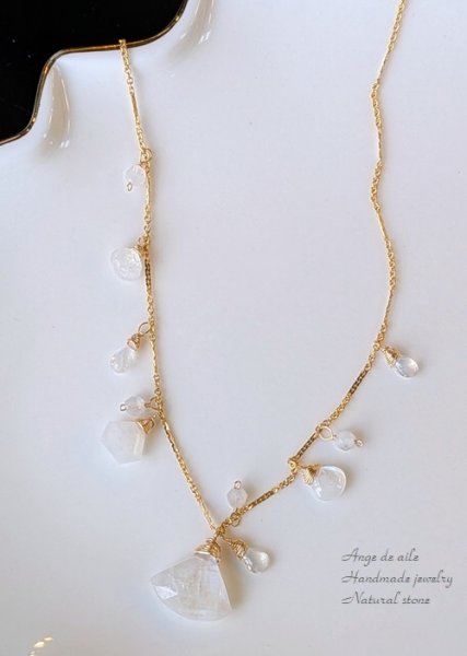 画像3: 【14ｋｇｆ】*Ange  ムーンストーンネックレス (3)